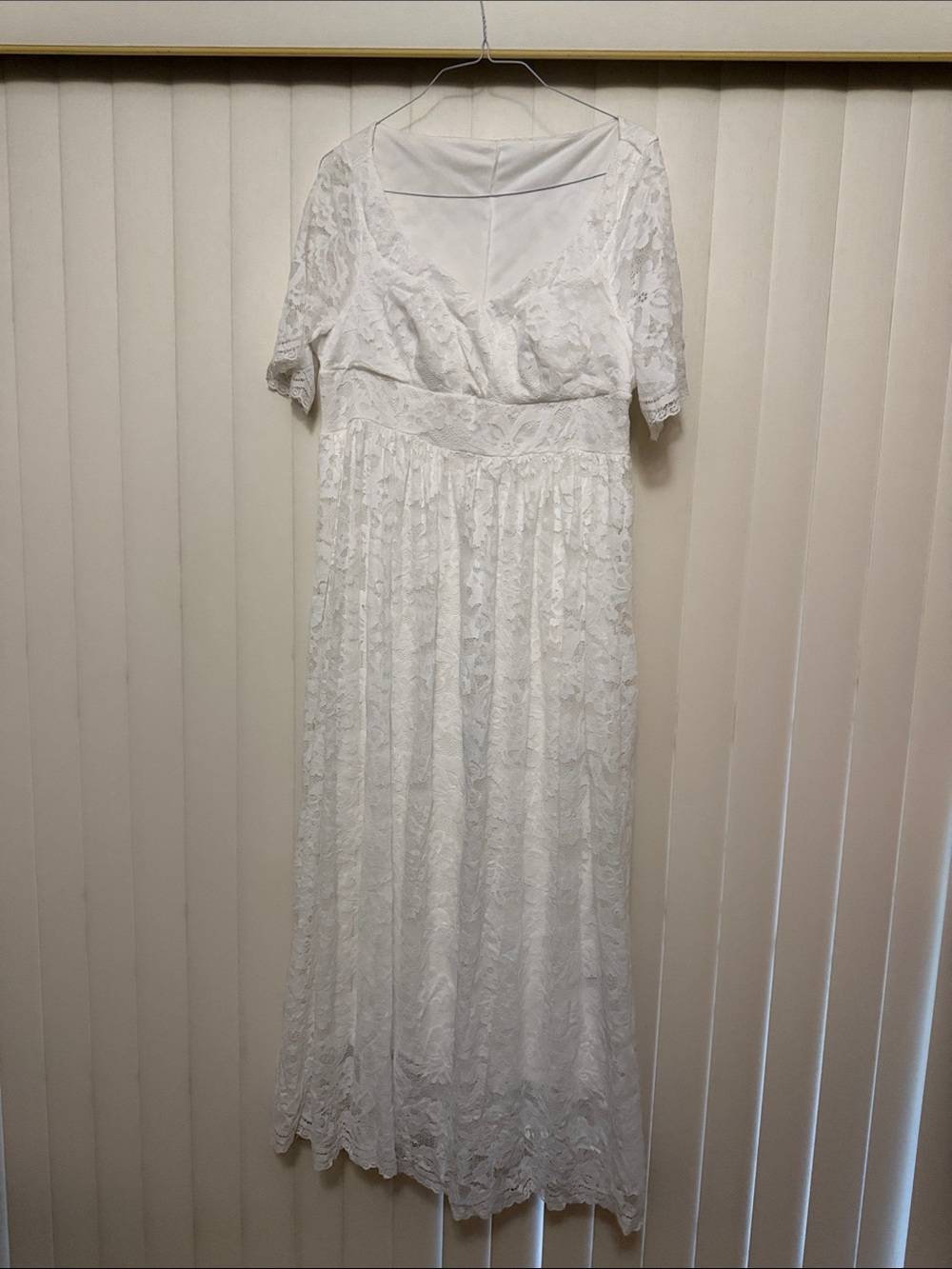 White Lace Dress - Elegant Women's Dress